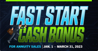 ANICO Fast start cash bonus for agents