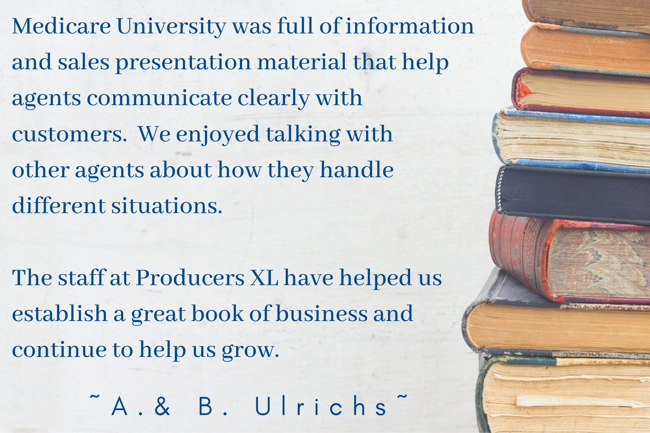 Ulrichs Testimonial